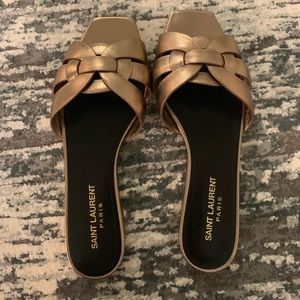 Saint Laurent Tribute Sandals